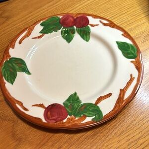 Set Of 2 Franciscan Apple Dinner Plates